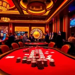 Experience the thrill of casino gaming at https://mb66-th.com/ with vibrant tables, chips, and roulette.
