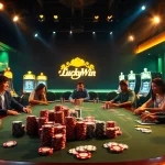 Exciting gameplay at luckywin gh showcased with colorful casino elements and players in action.