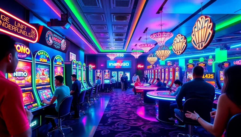 Nohu90 gaming platform showcasing vibrant interfaces and engaging gameplay experiences.