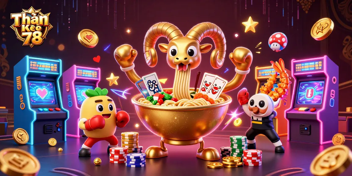 Thần Kê 78 showcases a vibrant cockfighting arena with dynamic characters and gaming elements, attracting enthusiasts.